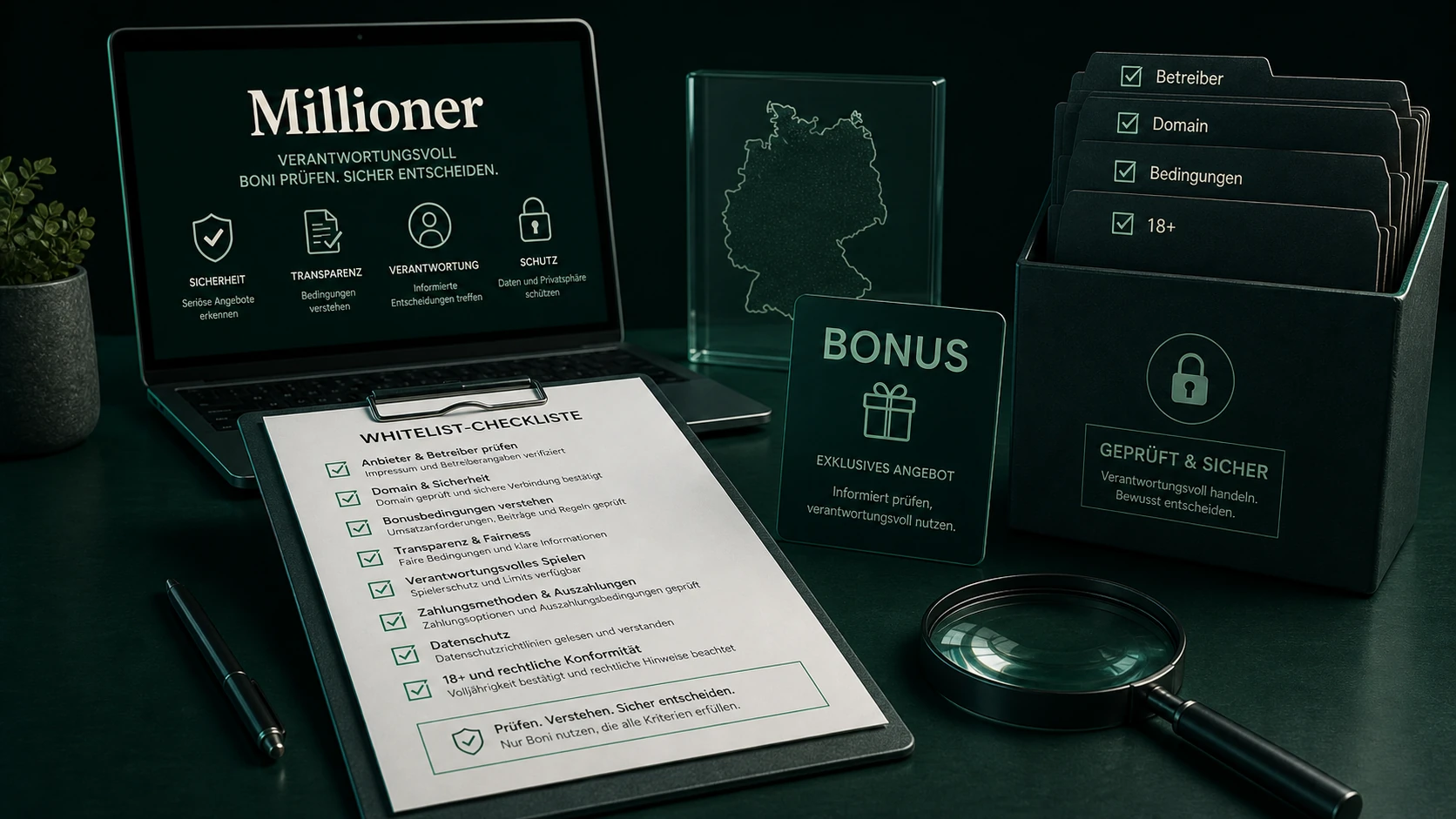 Deutschland-Check vor jeder Bonusaktion
