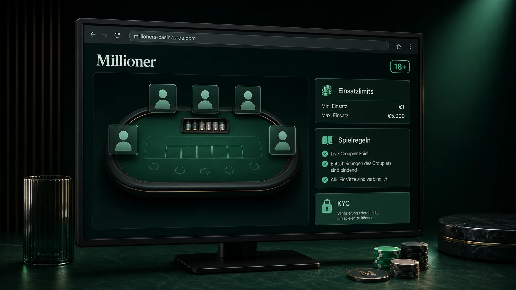 Croupier-Spiele mit klaren Regeln prüfen