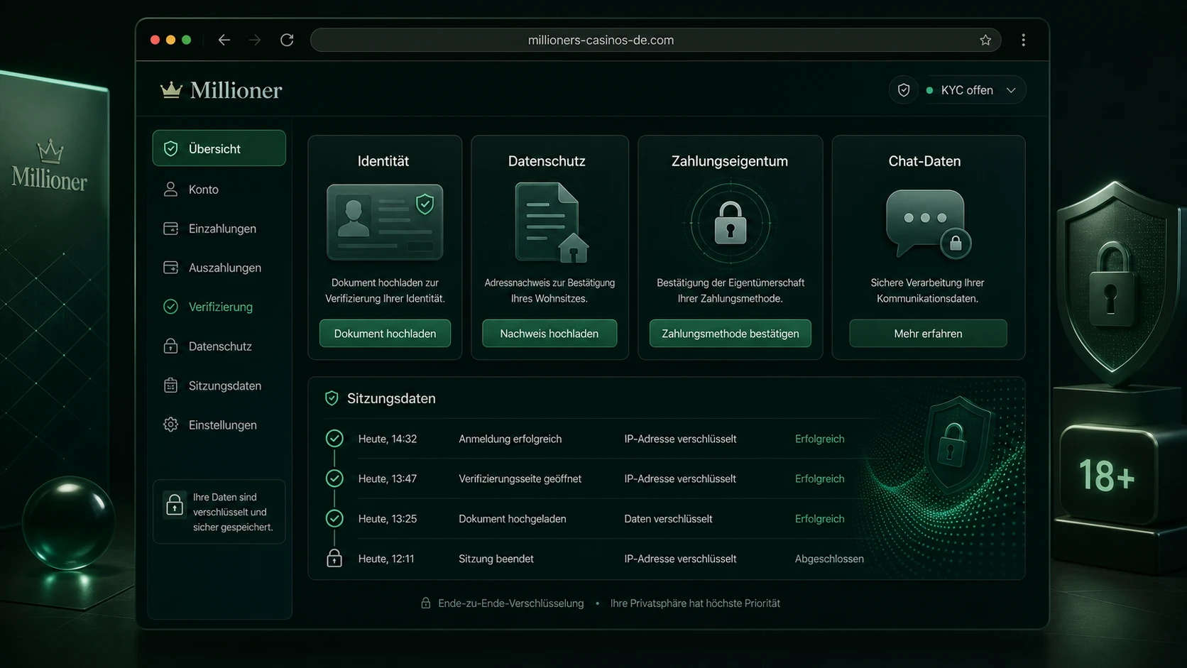 KYC, Datenschutz und Live-Interaktion